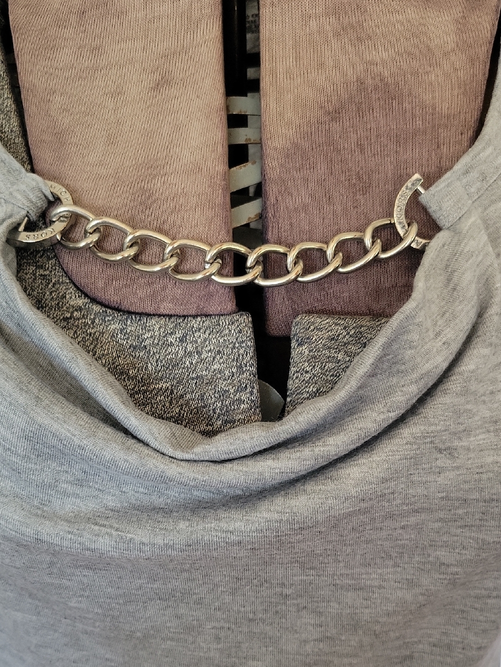 Michael Kors Tank Top, Small, Gray/Silver - Picture 6 of 8